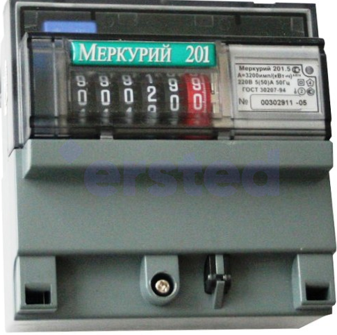 Меркурий 201.22 5-60А, 230В однотарифный, многотарифный, PLC-модем, фото 
