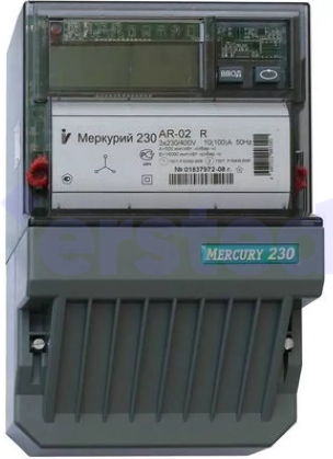 Меркурий 230 АR-00 R 5-7,5A,100B Электросчетчик трехфазный, однотарифный, фото 