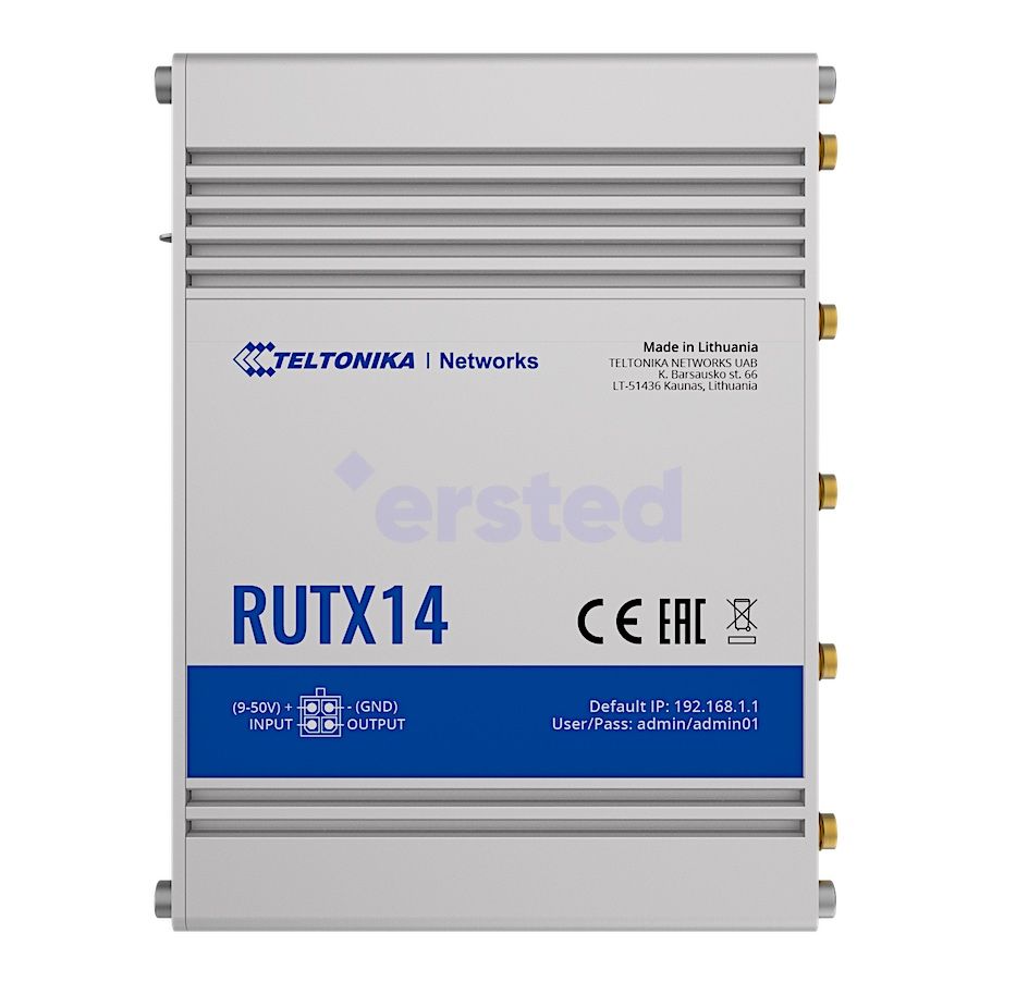 Телтоника RUTX14, промышленный GSM роутер 2xSim, 2G/3G/4G-LTE, 1200 мб/сек, Ethernet, Wi-Fi, USB, GPS, фото 