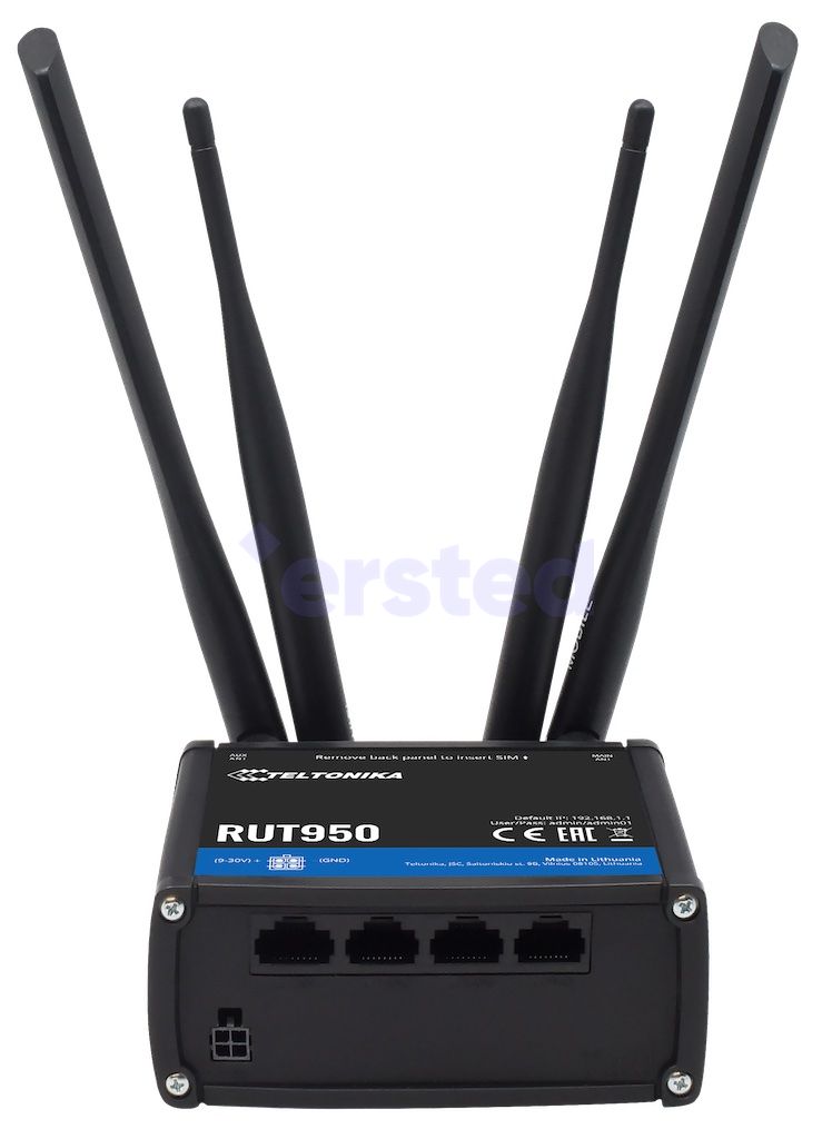 Телтоника RUT950 промышленный сотовый маршрутизатор GSM 2G/3G/LTE 2xSim, Wi-Fi, 4хEthernet, Wan, Lan, фото 